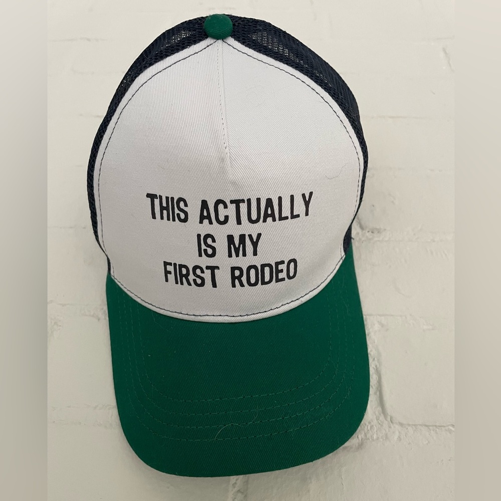 Like NEW First Rodeo hat